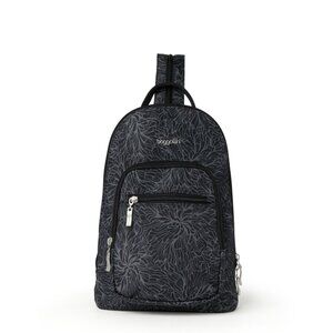 Baggallini Unisex Back to Basics Black Backpack - Versatile, Stylish Travel Esse